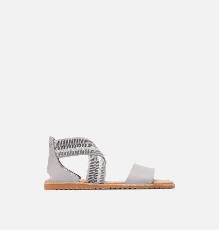 Sandalias Sorel Mujer - Ella™ Flat Gris - 72459-TPMV